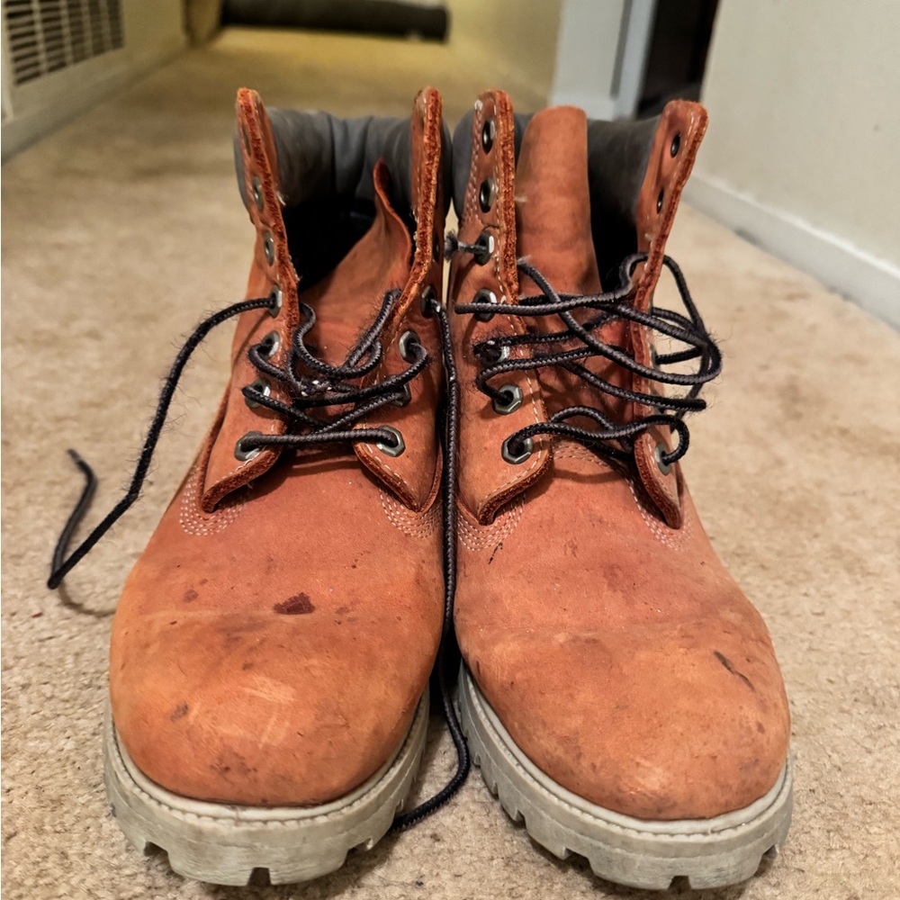 Timberland Men's Tan Leather Boots